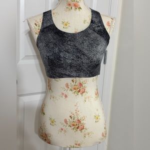 Lululemon sports bra, 34DD high support. Color black and grey.